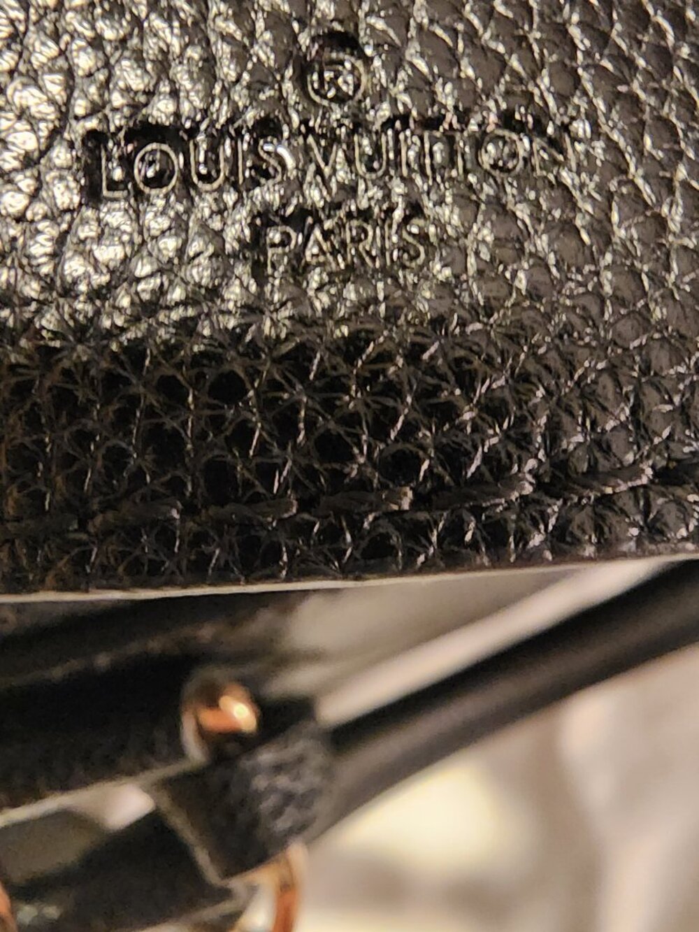 Repurposed louis vuitton crossbody.Appox 10.5x9x3.5 Synthetic Leather - Picture 2 of 6